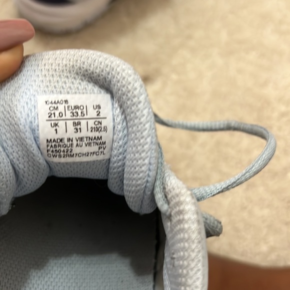 ASICS kids Gel-Game 9 Grade School Tennis Shoes Size 2 - Picture 6 of 8